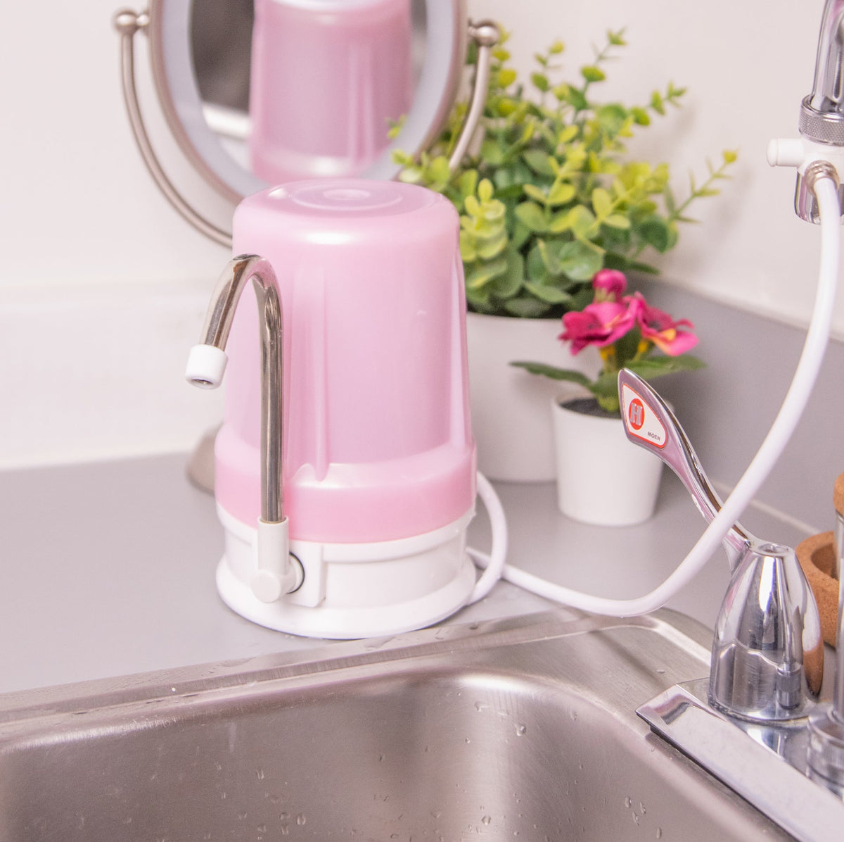 Alka Beauty Countertop Vanity Water System lifestyle image