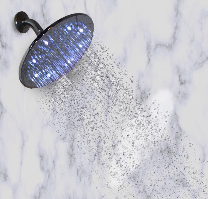 LED Alka Shower Head filtration detail